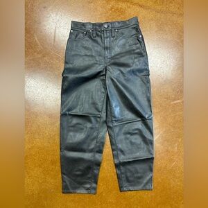 Faux Leather Balloon Pants